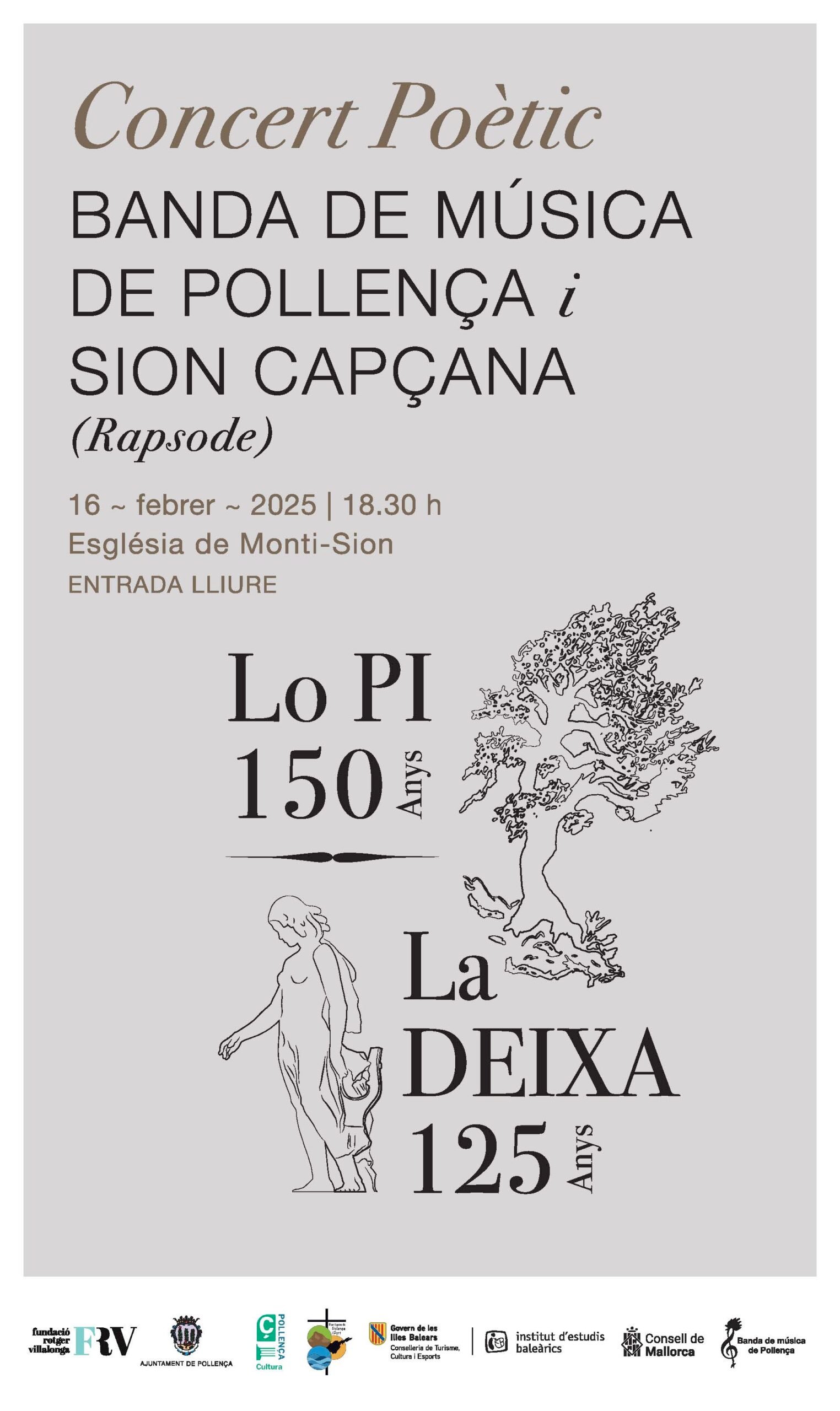 Cartell concert banda i Sió Capçana-1